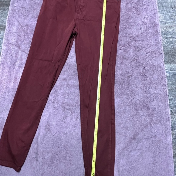 Kut ankle skinny Women's Burgundy Jeans - Picture 12 of 13